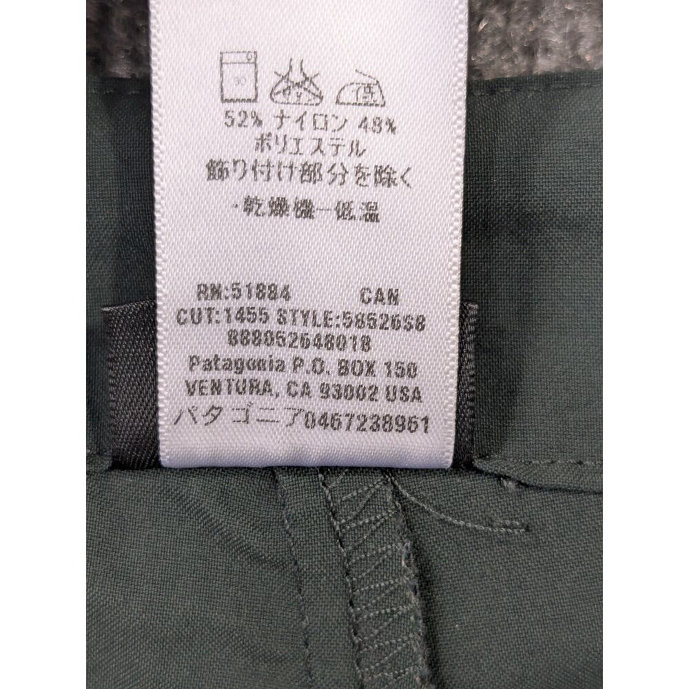 Patagonia Inter-Continental Hideaway Hiking Skort Skirt Womens 6 Charcoal - Picture 13 of 15